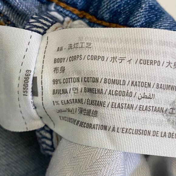 Abercrombie & Fitch The Ankle Straight Ultra High Rise Jeans Size 26/ 2R - Picture 4 of 7